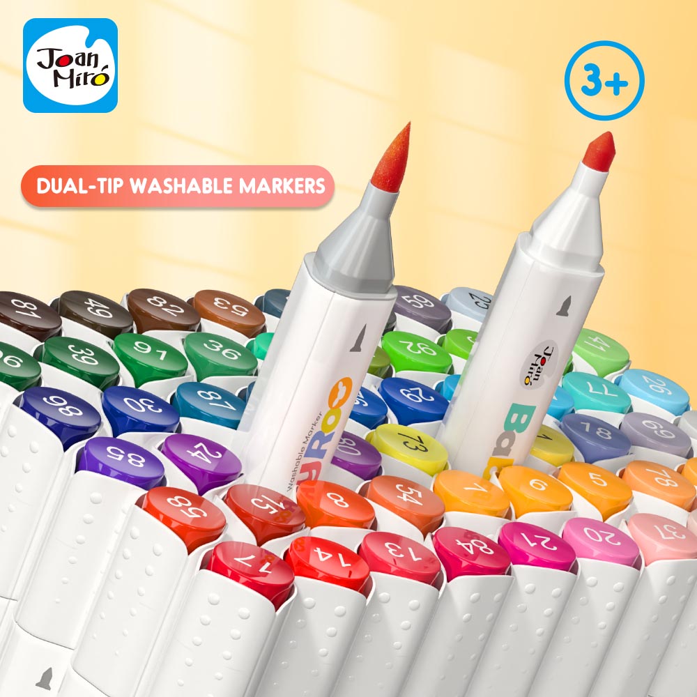 Jar Melo - Dual Tip Washable Markers - 12pcs