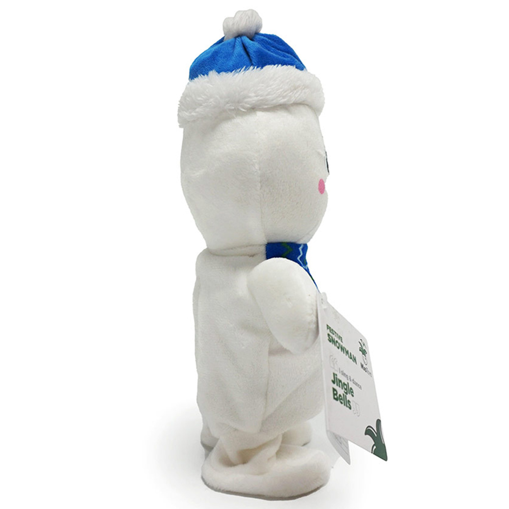 Mad Toys - Festive Snowman Walk & Sing Christmas Plush Toys