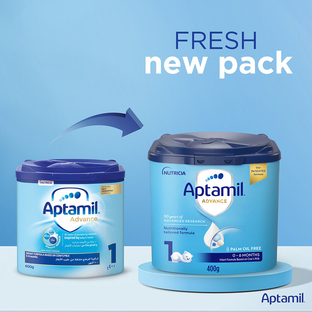 Aptamil - Advance 1 Palm Oil Free Infant Milk Formula - 400 g