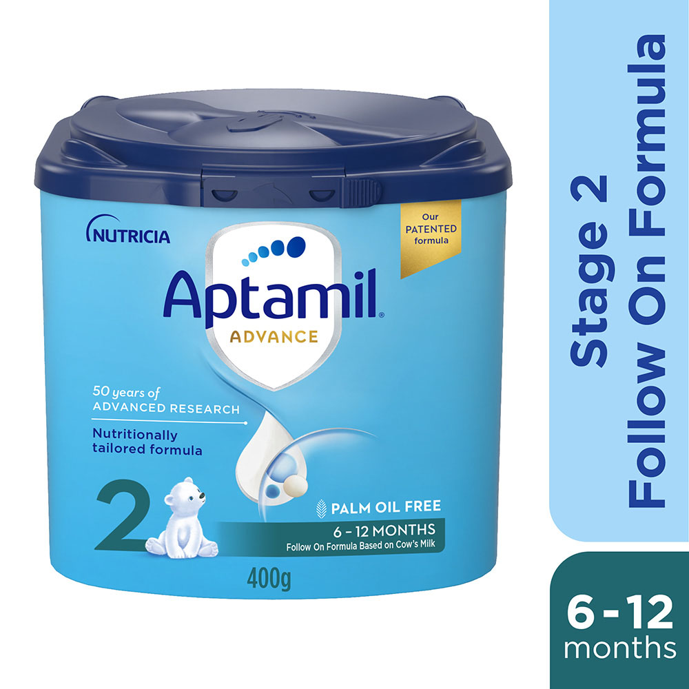Aptamil - Advance 2 Palm Oil Free Follow On Formula - 400 g