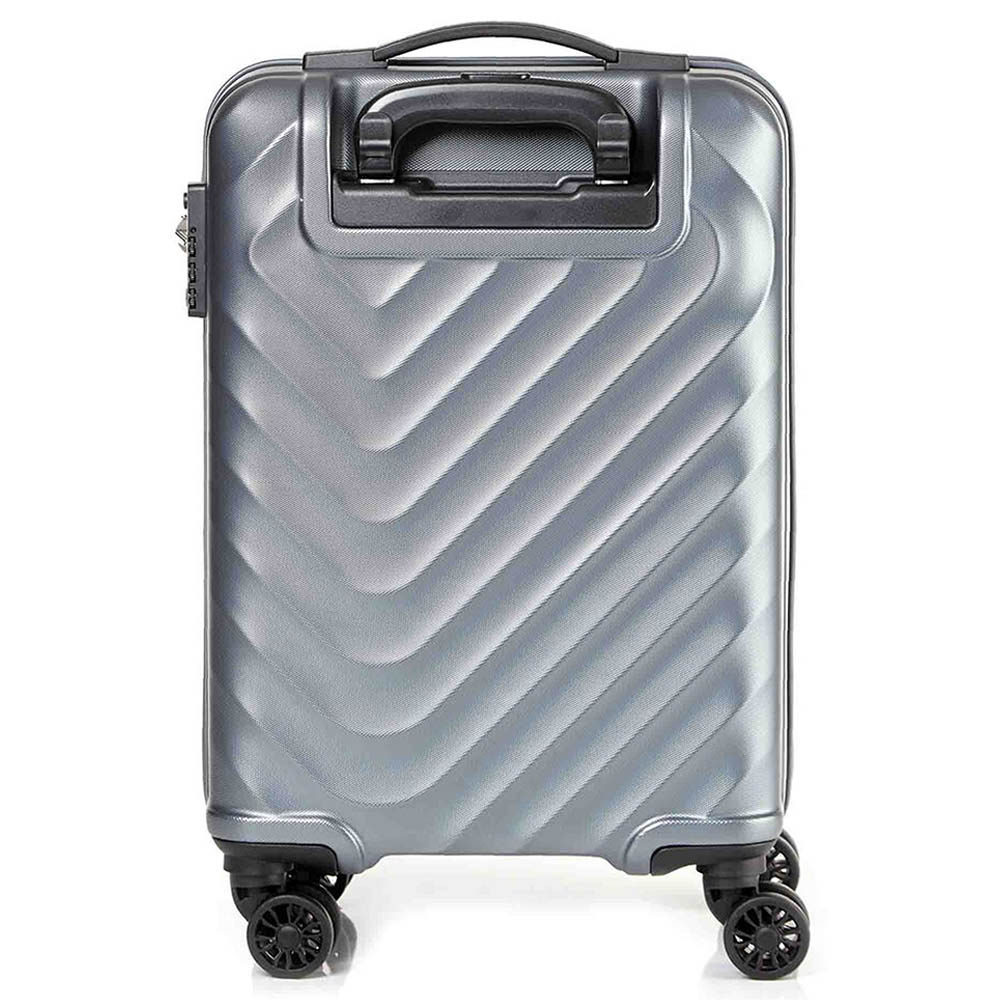 American Tourister - Senna Spinner Hard Cabin Luggage Bag - 55cm - Silver Grey