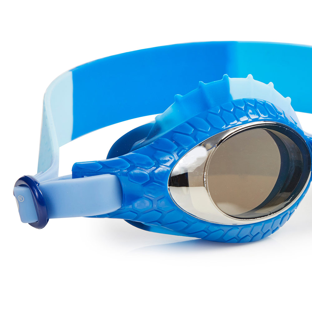 Bling2o - Draco Swim Goggles For Kids - Blue Dragon