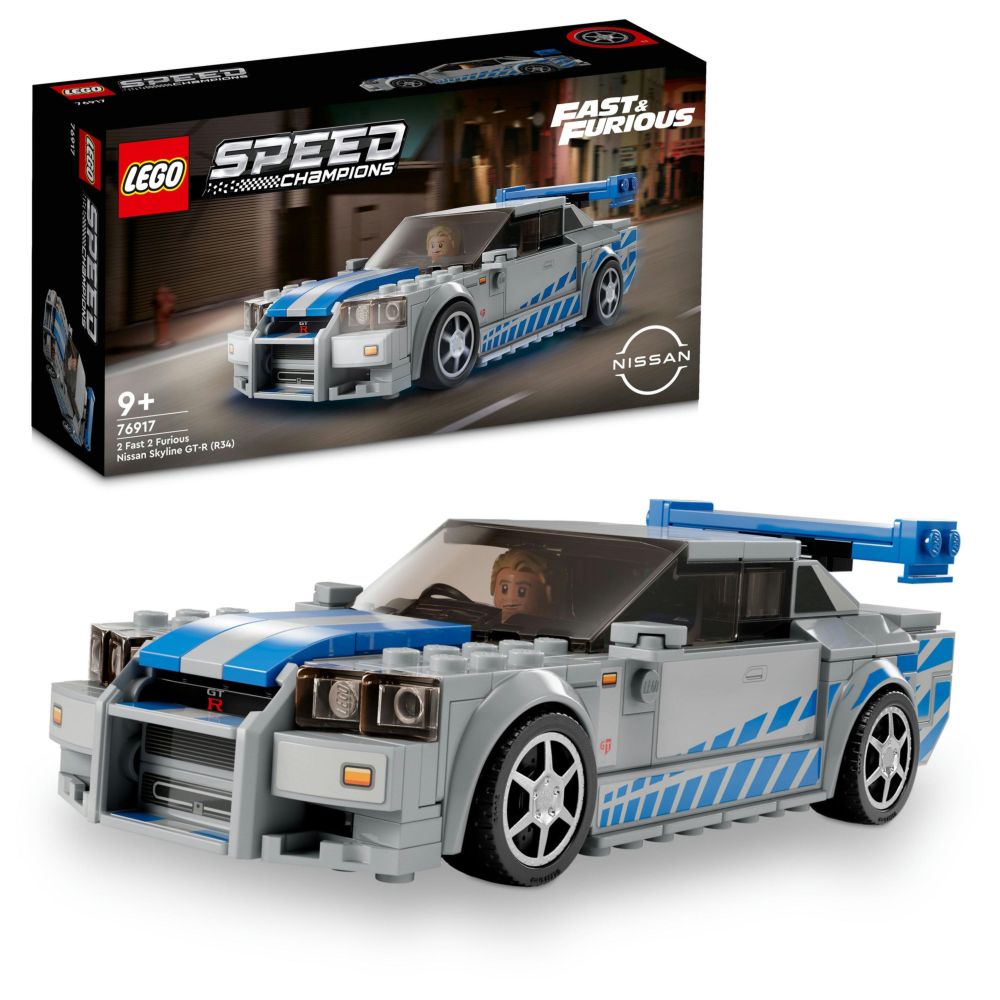 Lego - 76917 2 Fast 2 Furious Nissan Skyline Gt-R34 Building Playset