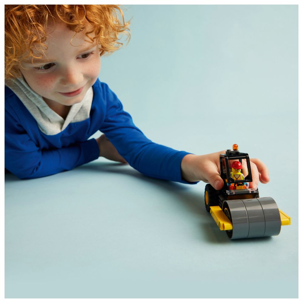 Lego - 60401 Construction Steamroller Building Playset