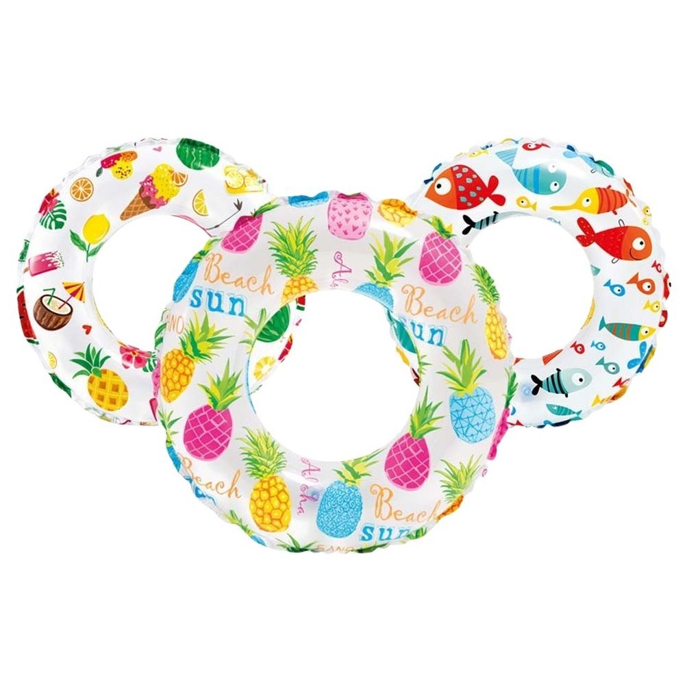 Little Learners - Inflatable Swimming Ring 1pc - 51cm - Style May Vary