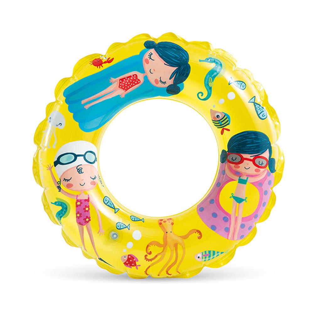 Little Learners - Inflatable Swimming Ring 1pc - 51cm - Style May Vary
