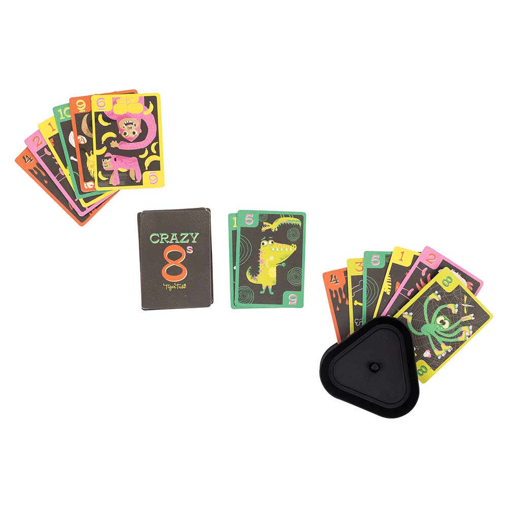 Tiger Tribe - Crazy 8S And Go Fish Card Game Set