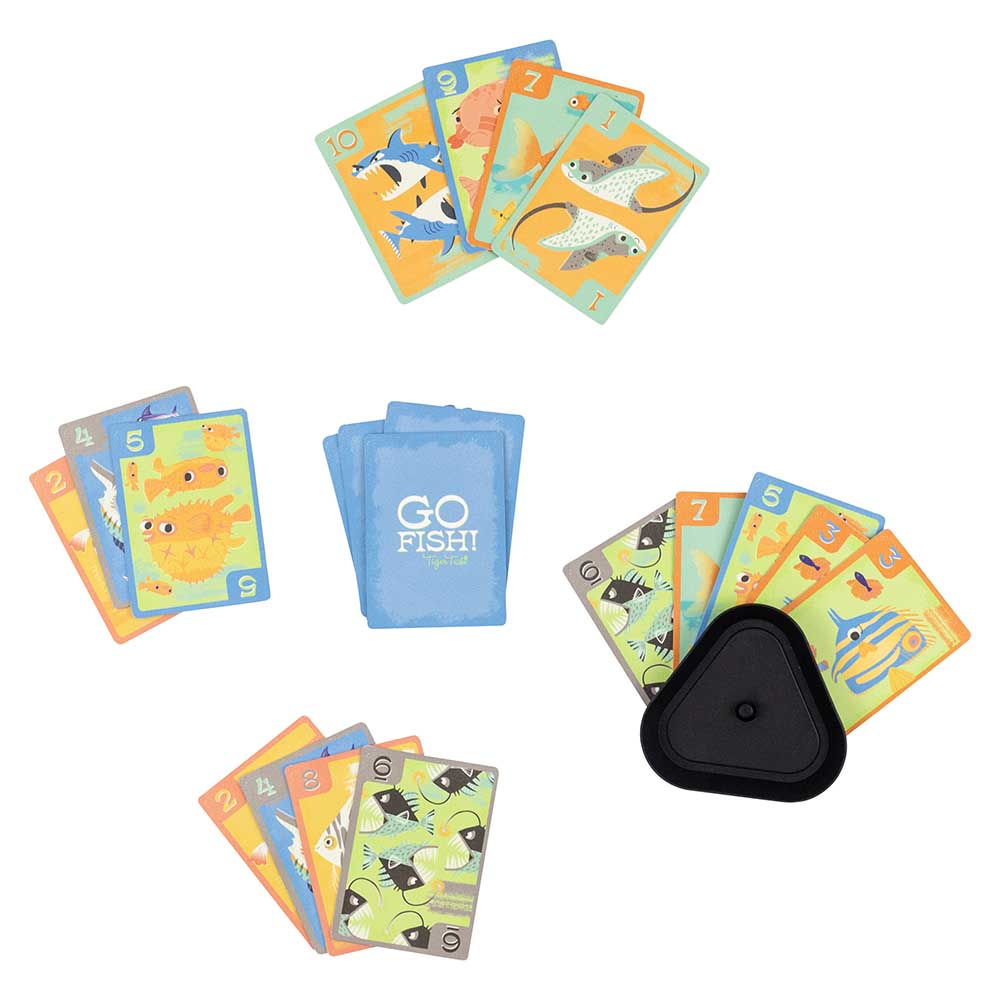 Tiger Tribe - Crazy 8S And Go Fish Card Game Set