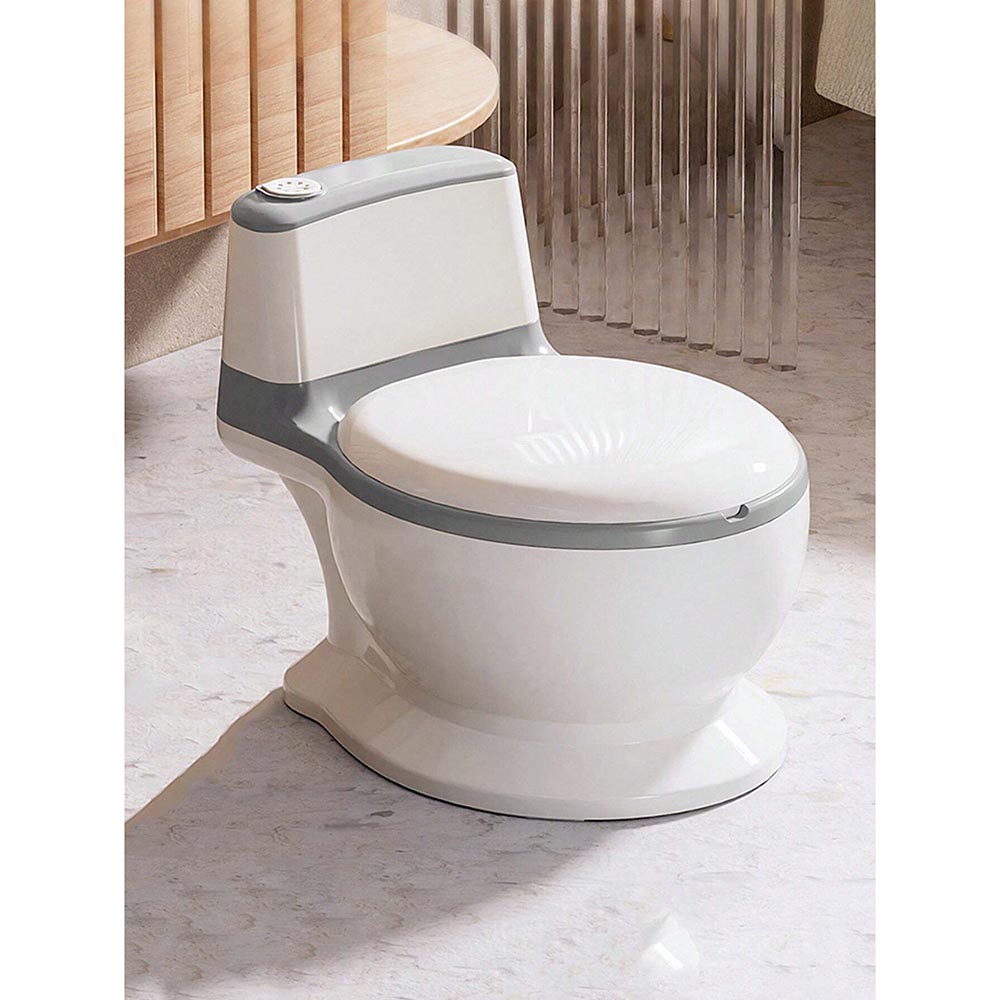 Little Angel - Baby Potty Training Simulated Chair Seat - Grey