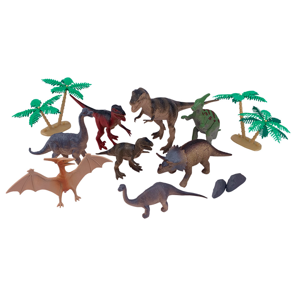 Wenno - Dinosaur Mountain Play Set - 13pcs