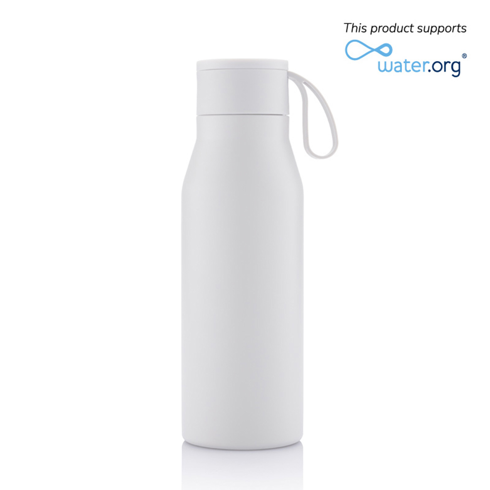 Hans Larsen - R-Nebra Stainless Steel Bottle - White - 600 ml