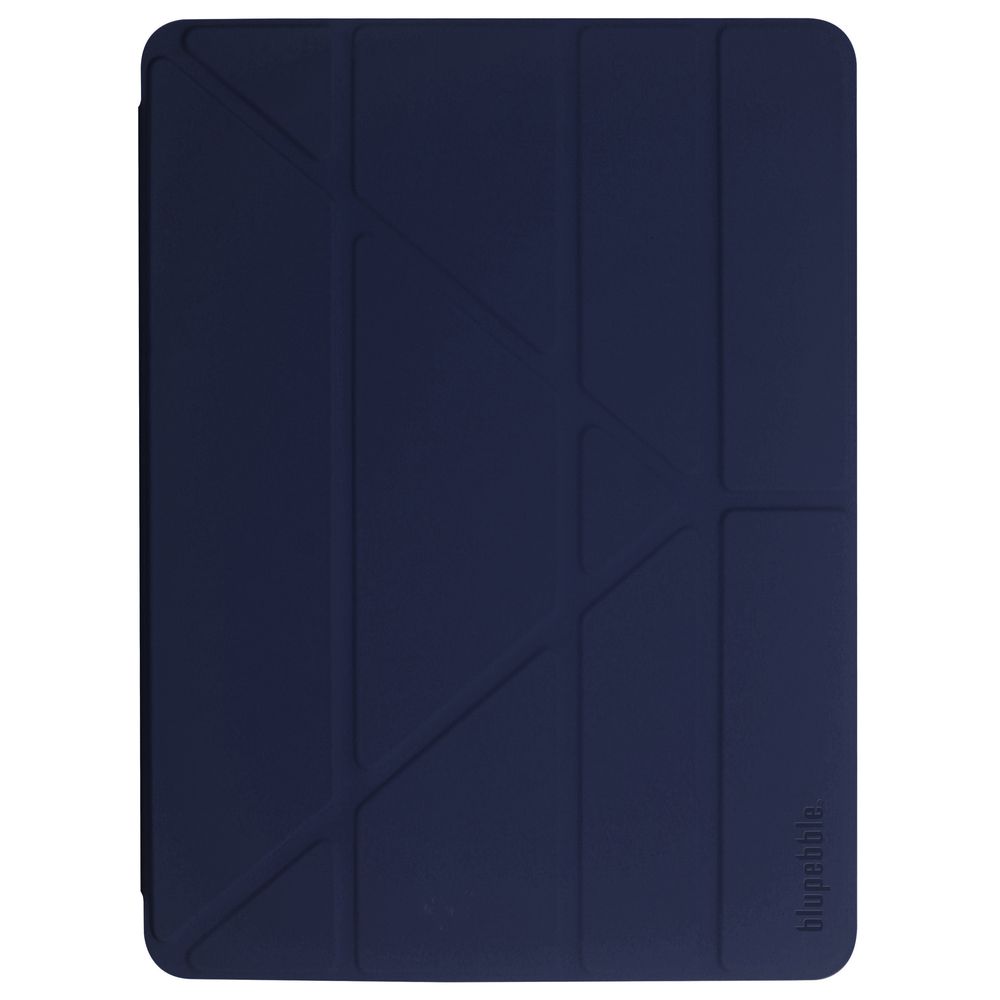 Blupebble - Hybrid Folio Case For 7/8/9th Gen Ipad - Navy Blue