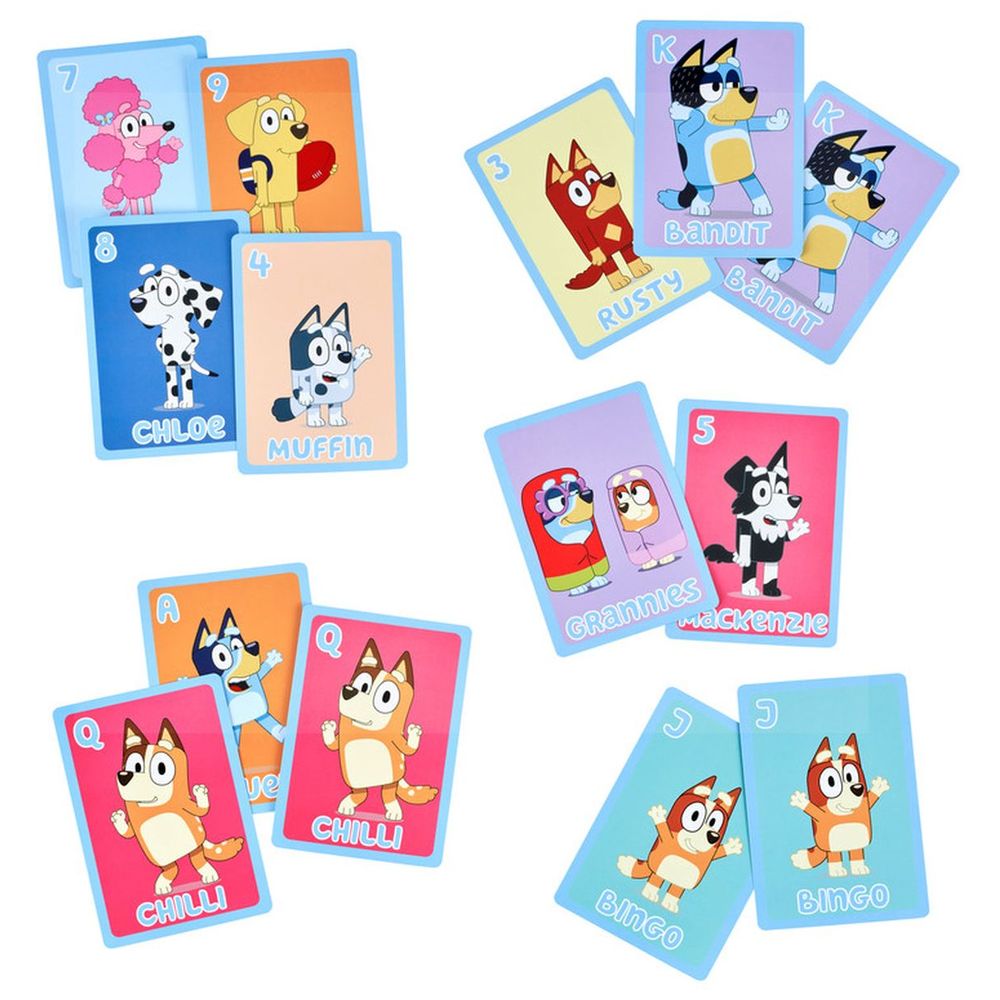Bluey - 5-In-1 Card Game Set