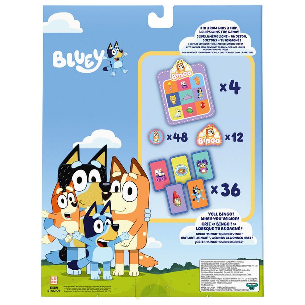 Bluey - Bingo's Bingo Card Game