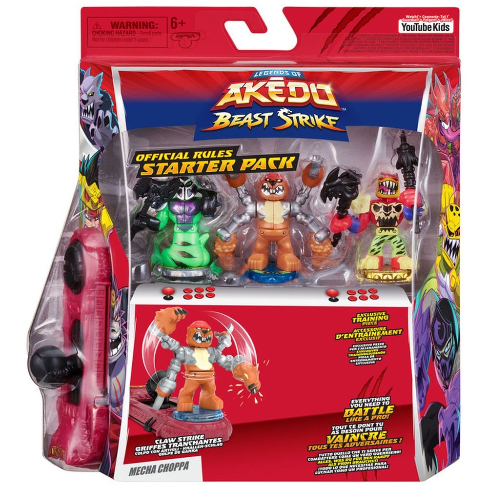 Akedo - S5 Claw Strike Action Figure - 4pcs