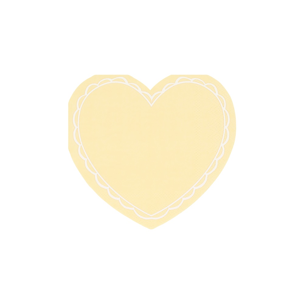 Meri Meri - Pastel Heart Small Napkins