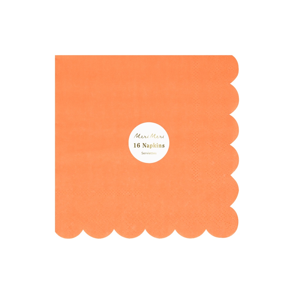 Meri Meri - Papaya Large Napkins