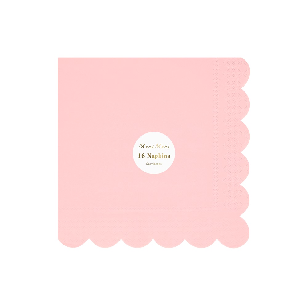 Meri Meri - Cotton Candy Pink Large Napkins
