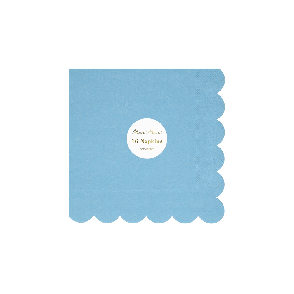 Meri Meri - Cornflower Blue Small Napkins