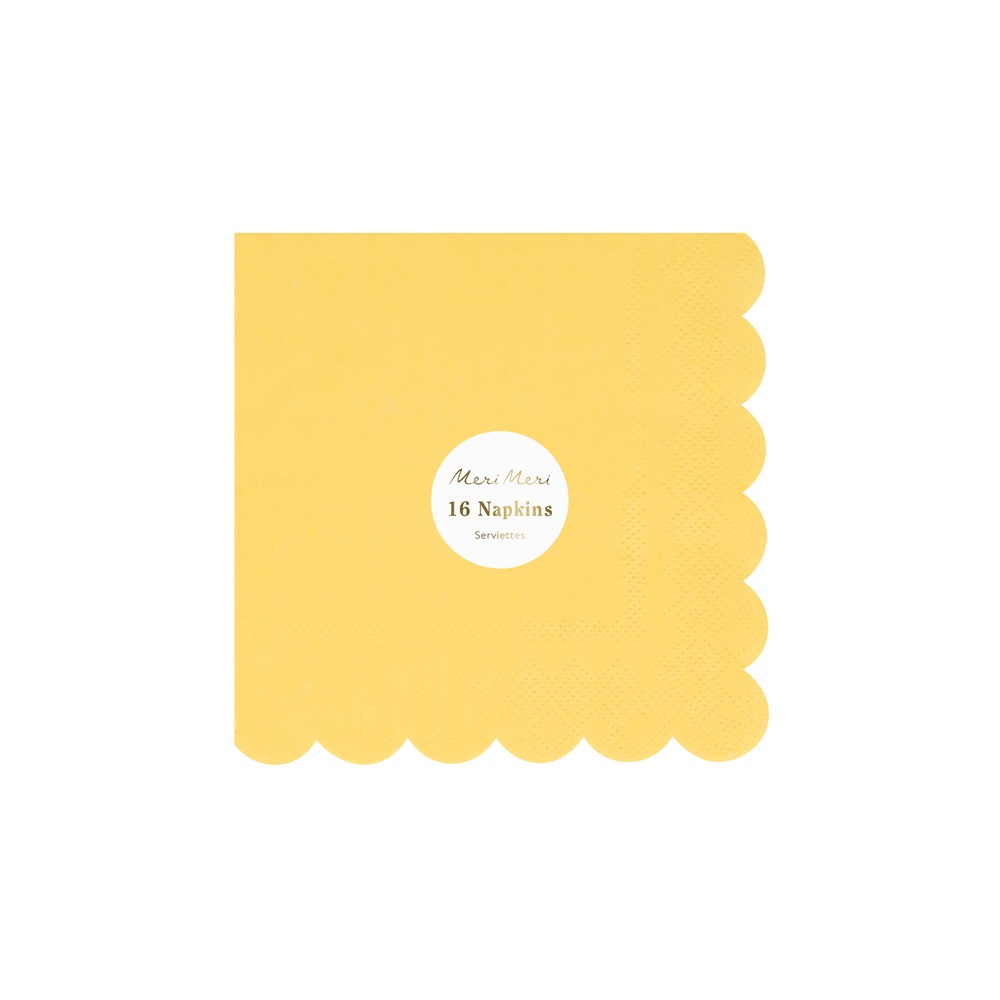 Meri Meri - Lemon Sherbet Small Napkins