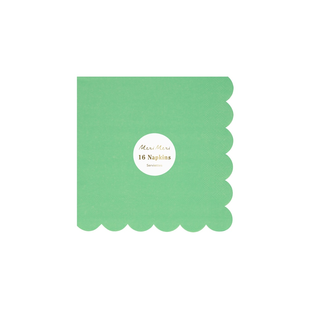 Meri Meri - Emerald Green Small Napkins