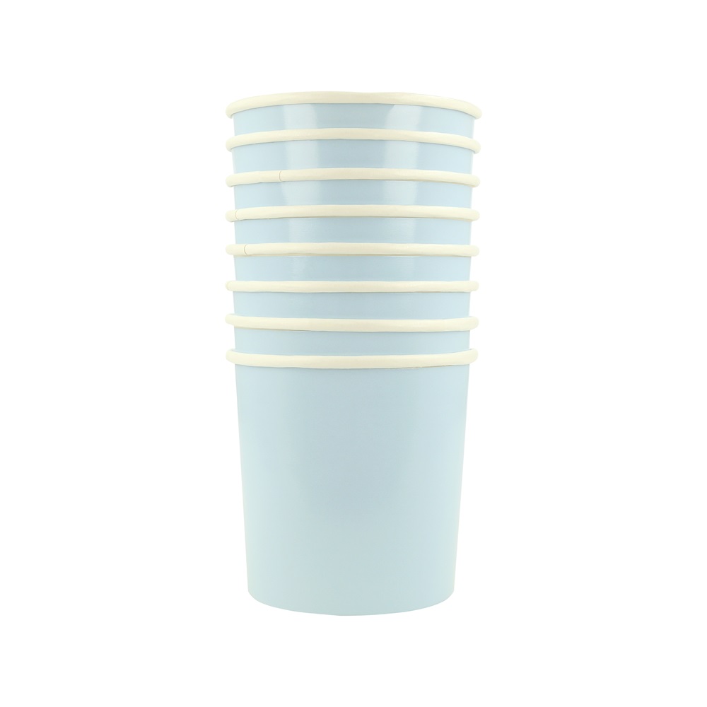 Meri Meri - Tumbler Cups - Summer Sky Blue - Pack of 8