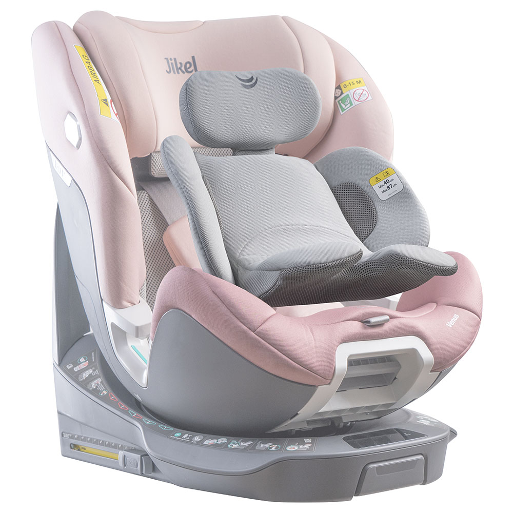 Jikel - Venus 360 I-Size Ventilated Isofix Car Seat - Pink