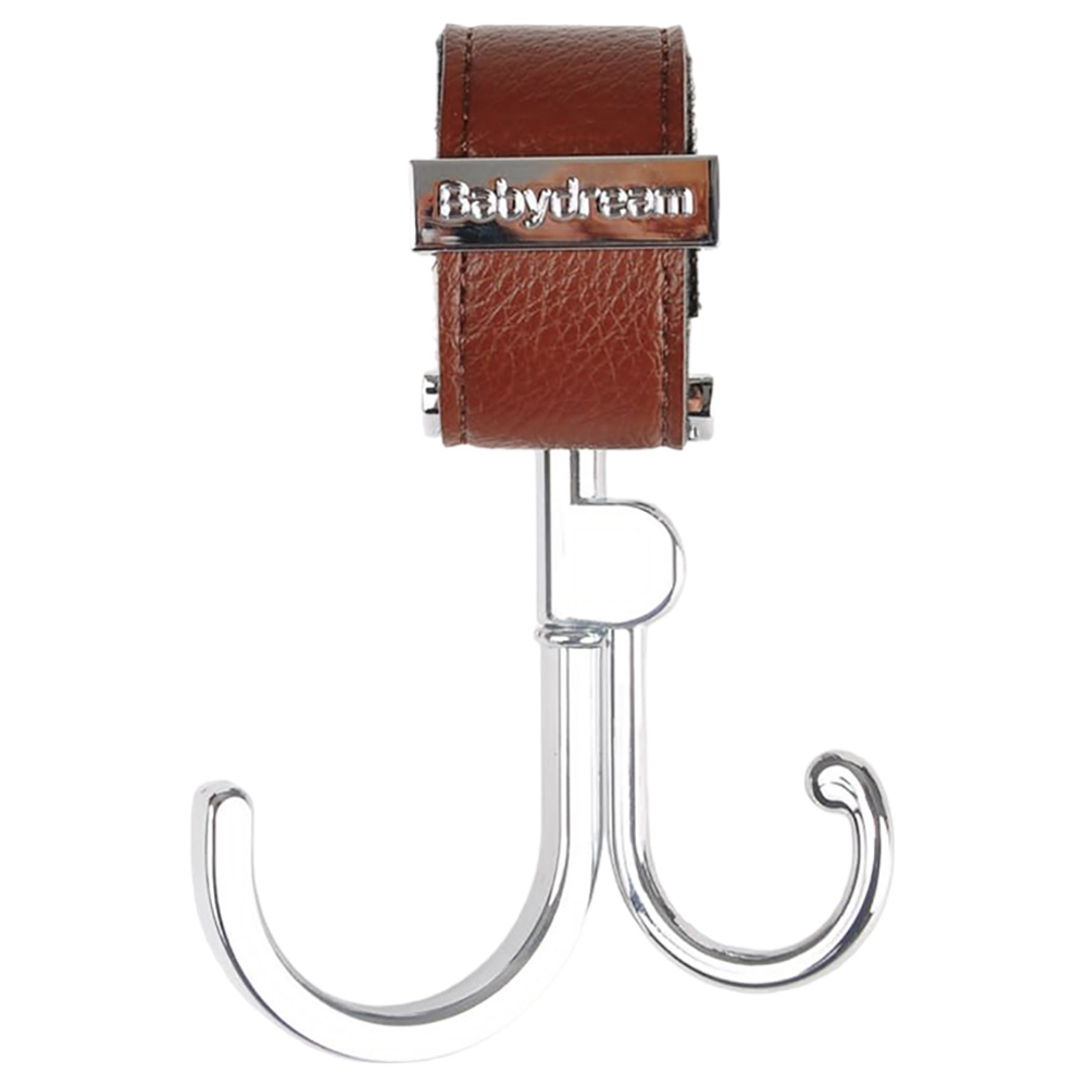 Baby Dream - Stroller Hook - Brown/Silver