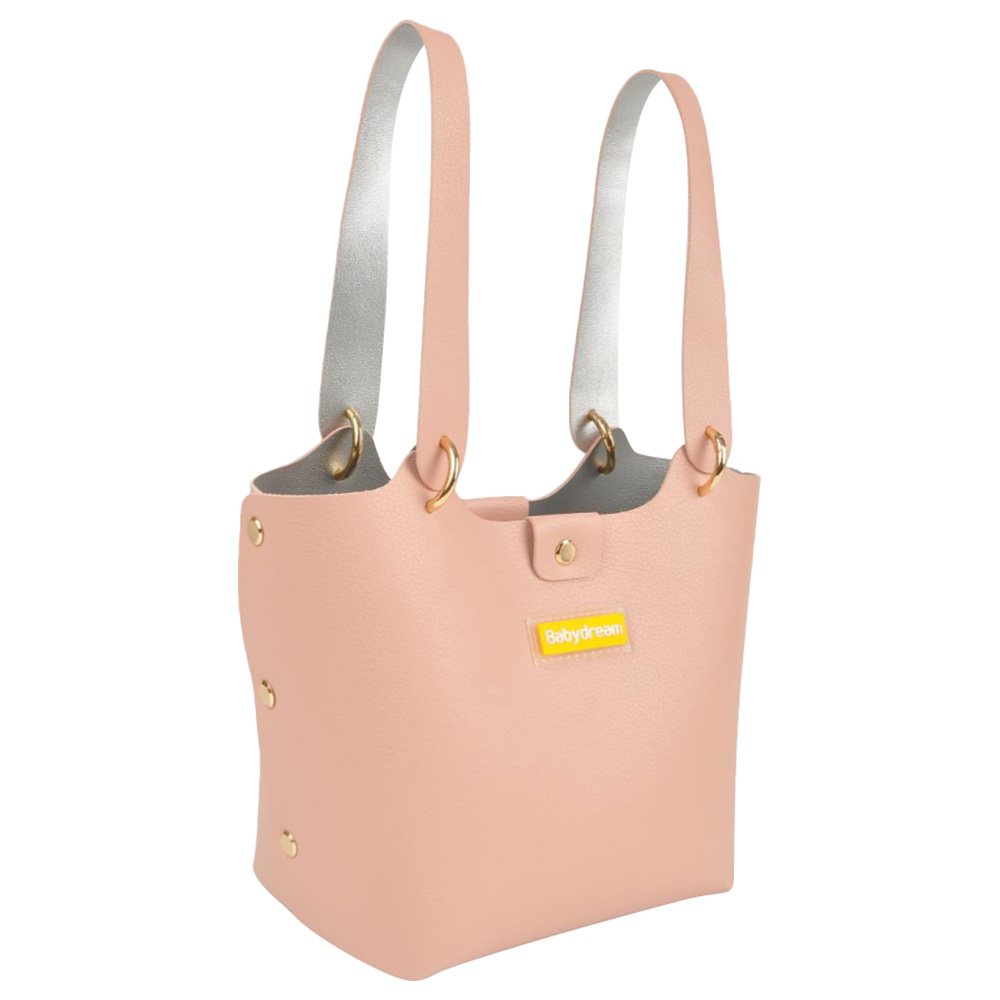 Baby Dream - Leather Diaper Handbag - Pink