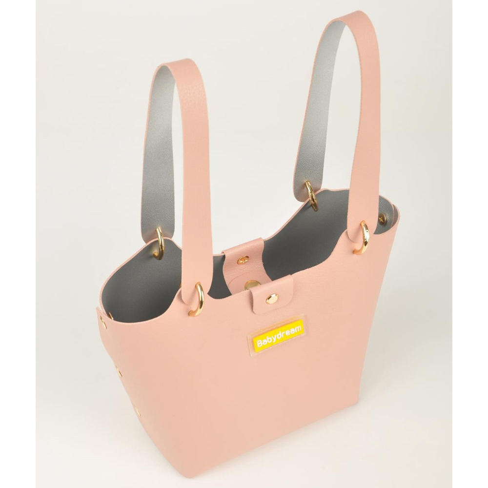Baby Dream - Leather Diaper Handbag - Pink