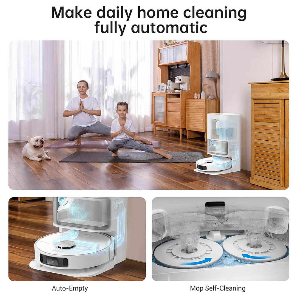 Dreame - Ultra Robot Vacuum Cleaner & Mop L10s - White