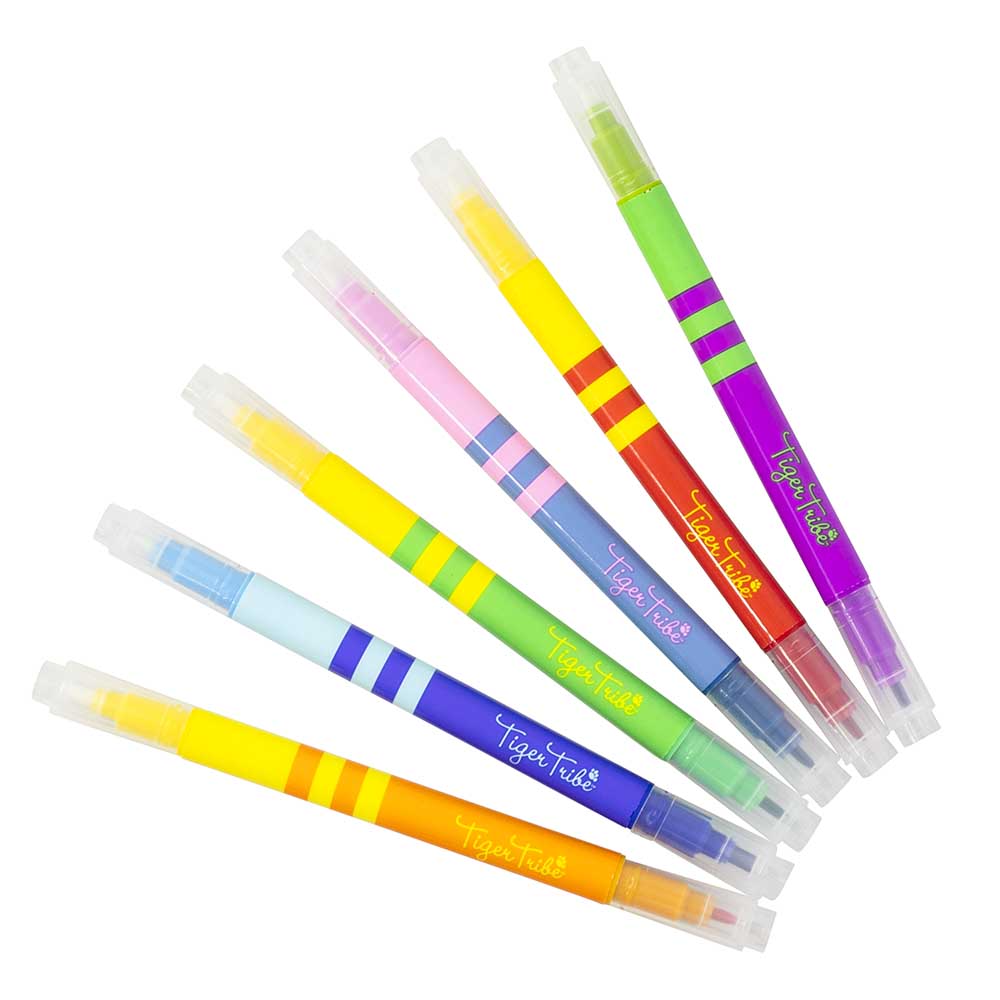 Tiger Tribe - Colour Change Magic Markers - 6pcs