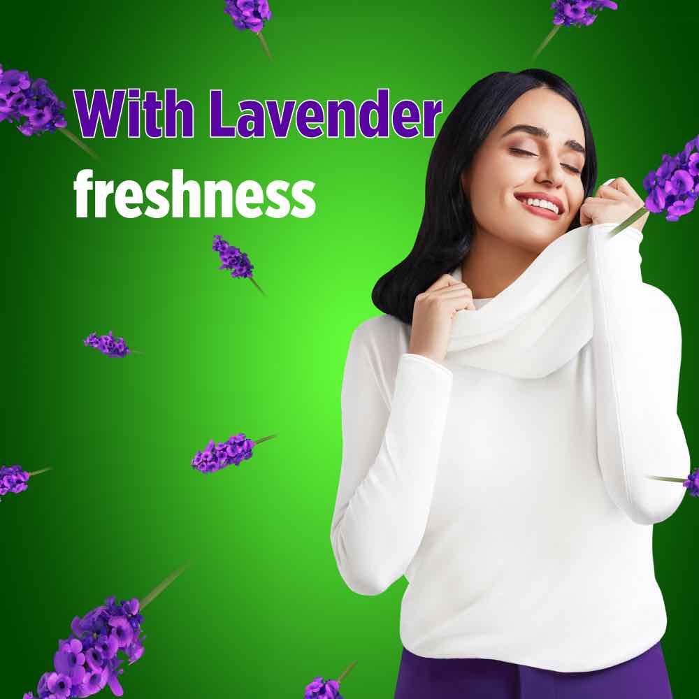 Ariel - Lavender Laundry Detergent Liquid Gel, 1.8L