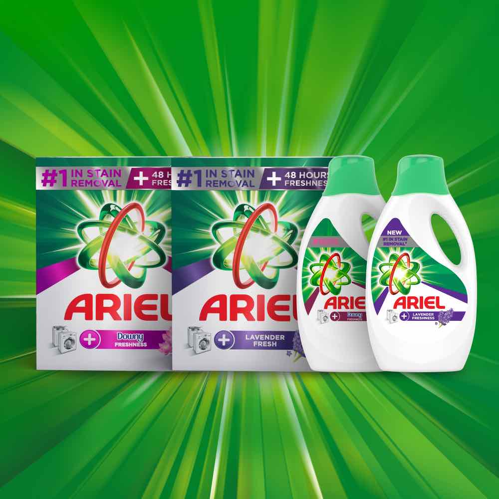 Ariel - Lavender Laundry Detergent Liquid Gel, 2.8L