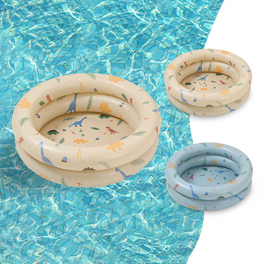 Buddiez - Kids Double Ring Swimming Tub 1pc - 90cm - Style May Vary