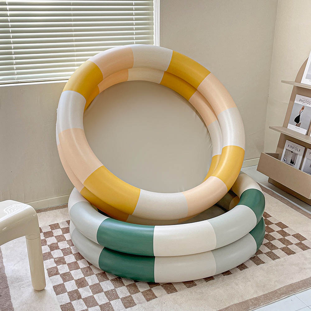 Buddiez - Kids Double Ring Swimming Tub 1pc - 120cm - Style May Vary