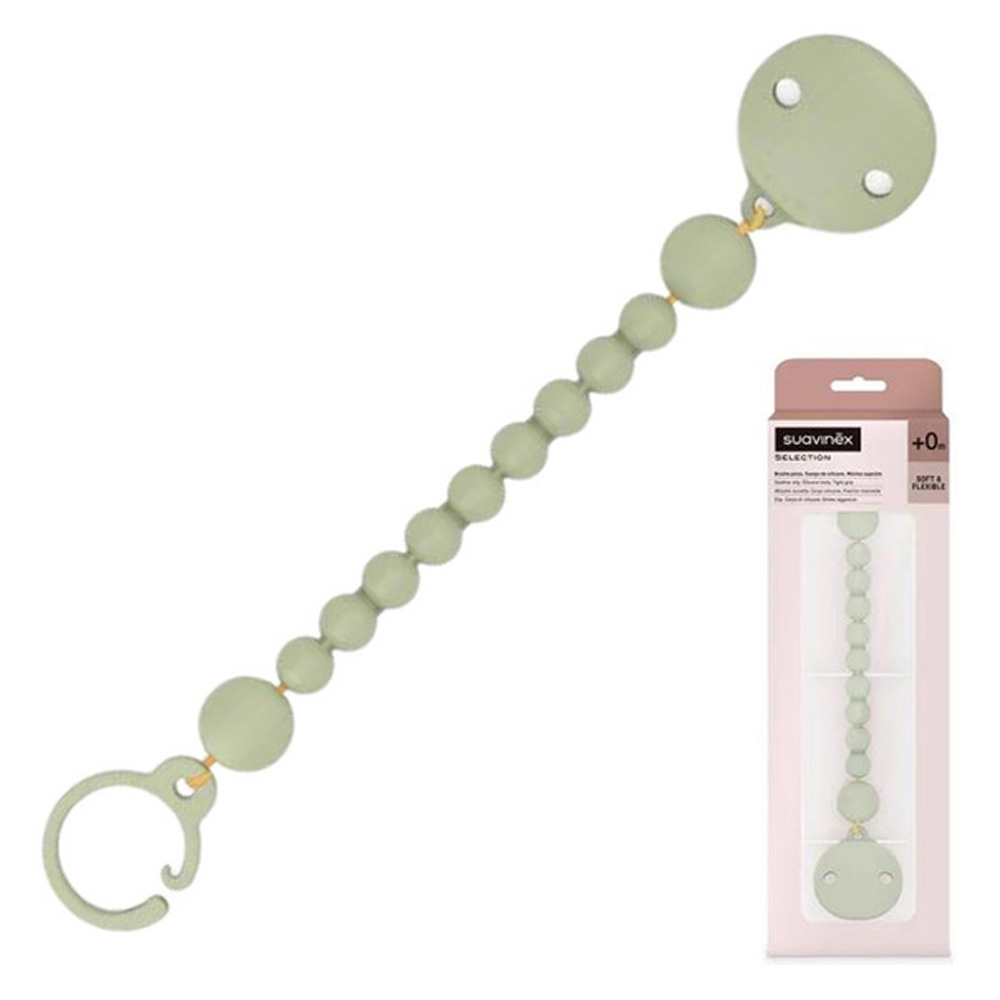 Suavinex - Soother Clip Silicone - Green