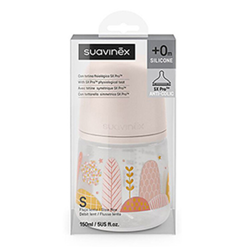 Suavinex - Feed Bottle - 150ml - Dreams Pink