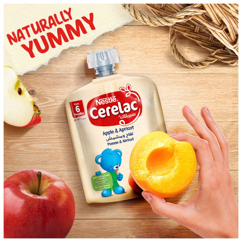 Nestle Cerelac - Apple & Apricot Puree - 90 g