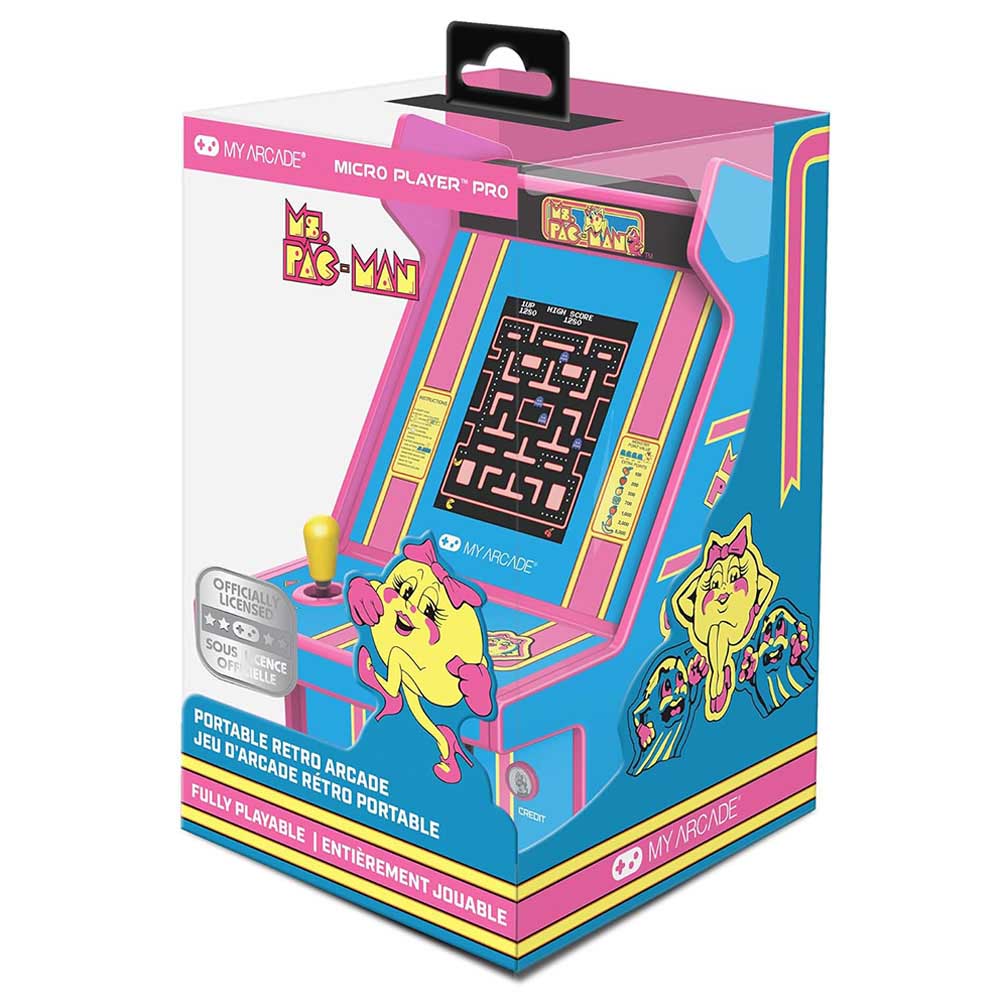 My Arcade - Ms. Pac-Man Micro Player Mini Arcade w/ 100 Games