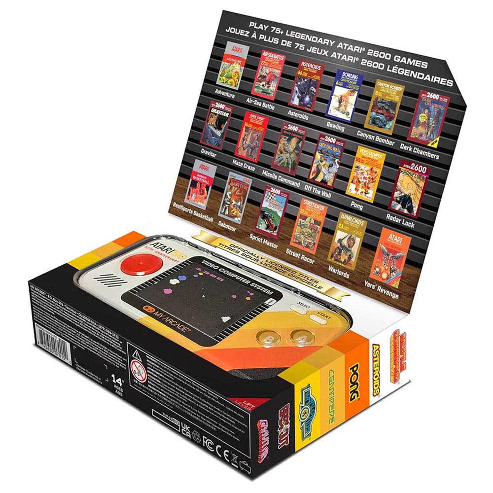 My Arcade - Atari Pocket Player Pro Video Game w/ 100 Games
