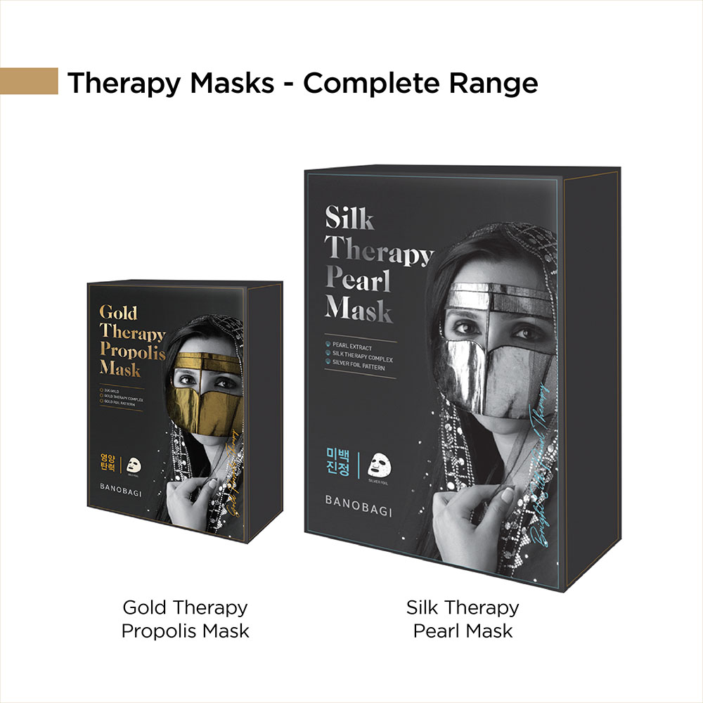 Banobagi - Silk Therapy Pearl Mask - 30ml - 3pcs