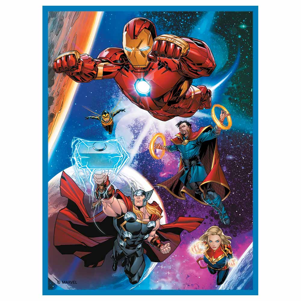 Avengers - Disney Marvel Heroes In The Action Avengers Puzzle w/ 2 Memos
