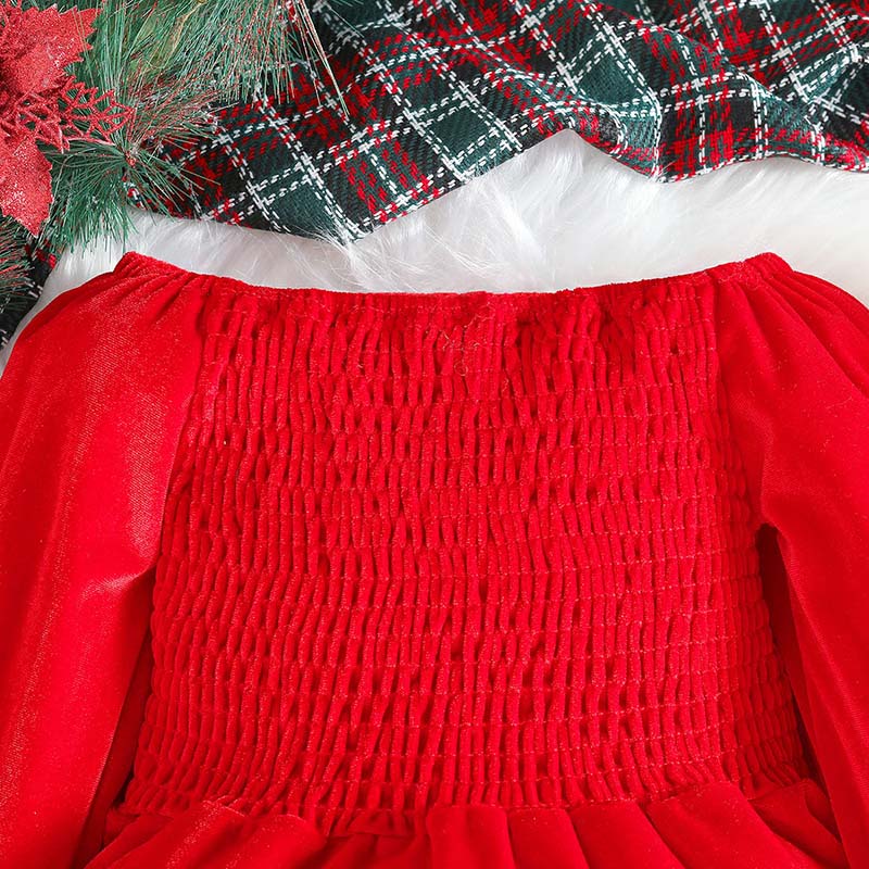 Sugar Rush - Christmas Solid Romper - Red