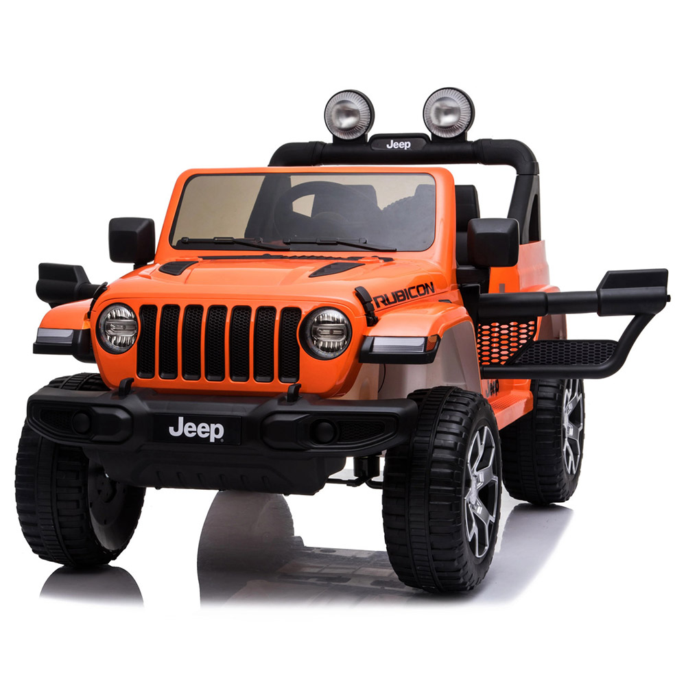 Jeep - Kids Rubicorn 2 Seater Electric Car - 12V - Orange