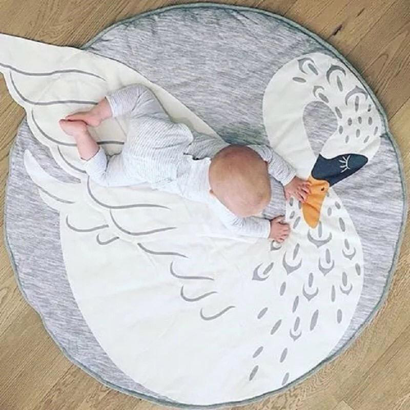 Bokihat - Swan Pattern Baby Mat