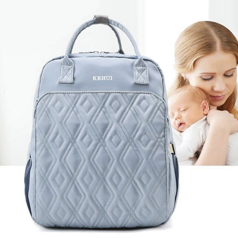 Bokihat - Mother And Baby Diaper Bag - Sky Blue - 40x33cm