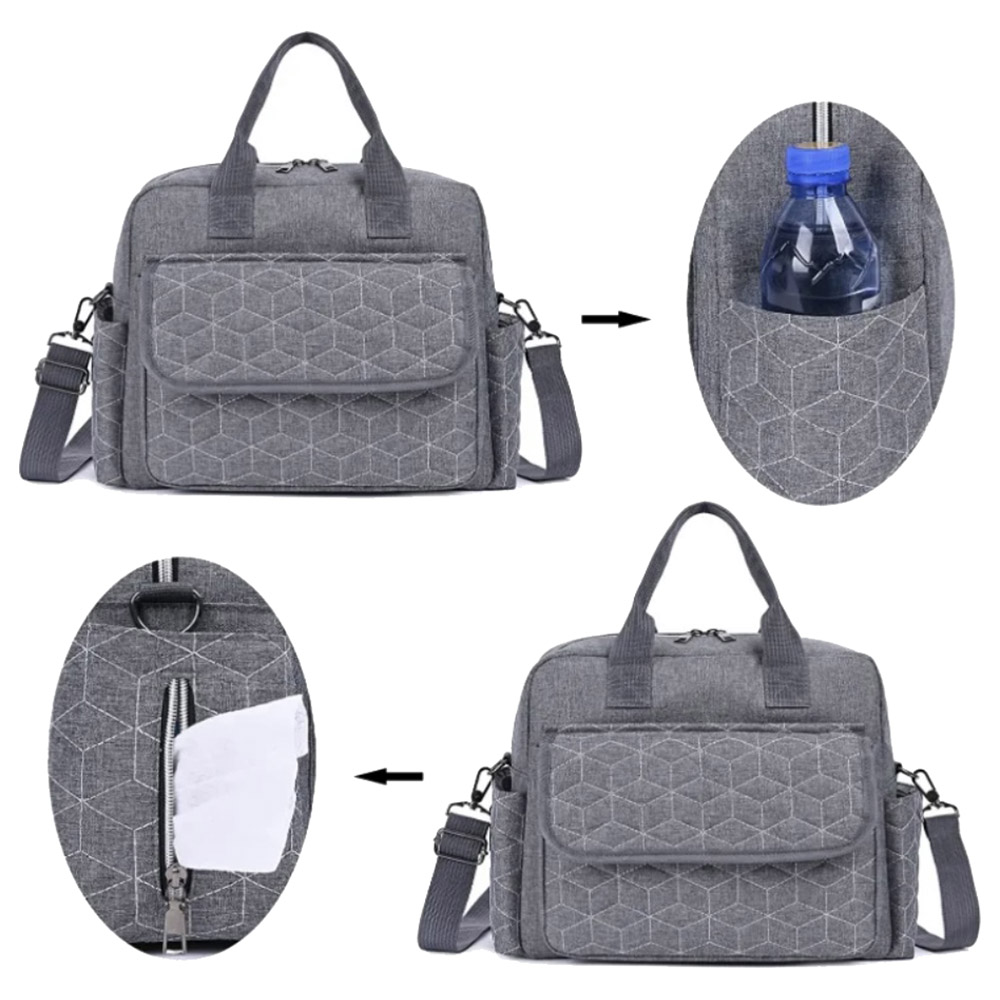 Bokihat - Mother And Baby Diaper Bag - Blue - 40x30cm