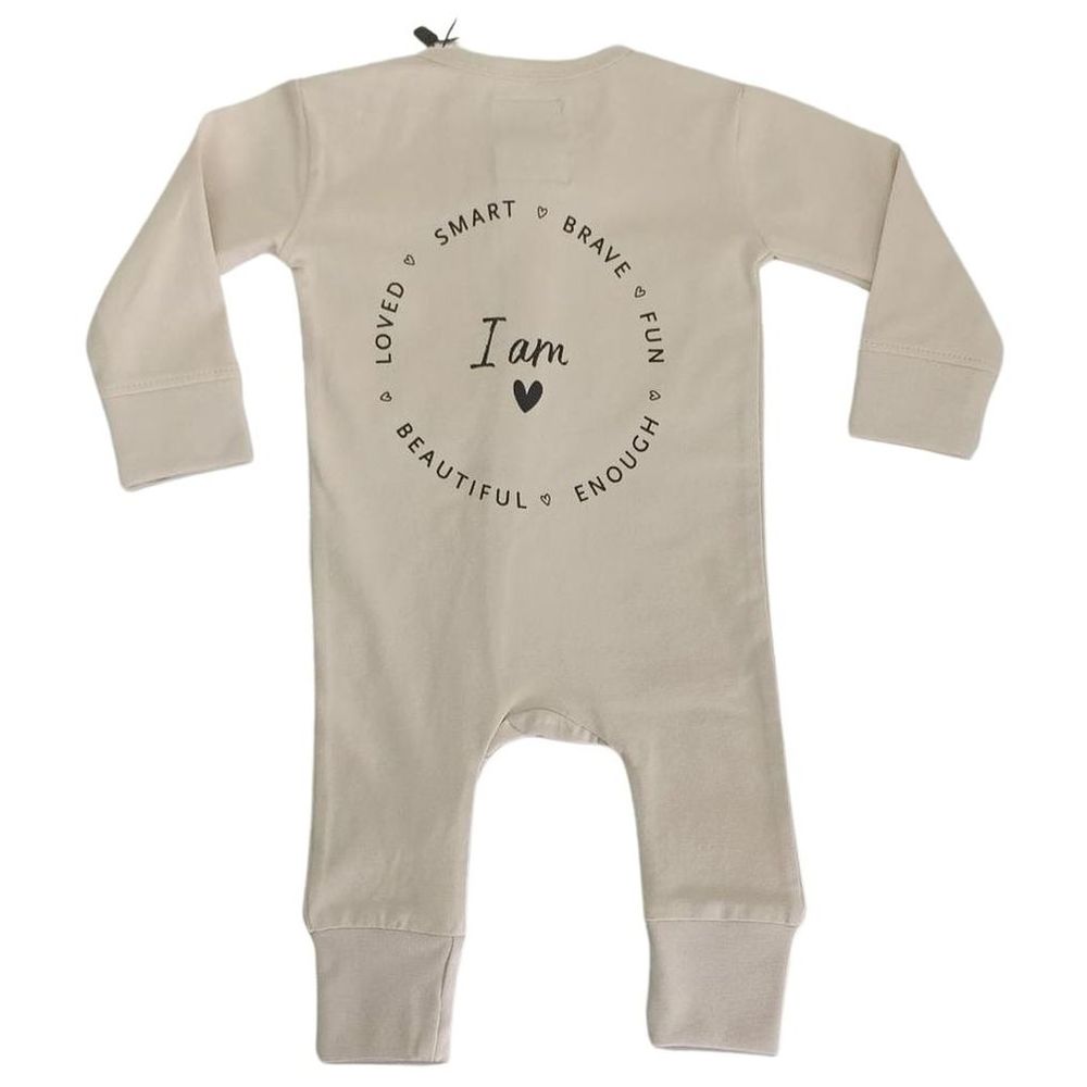 Elli Junior - I Am! Organic Romper - Beige