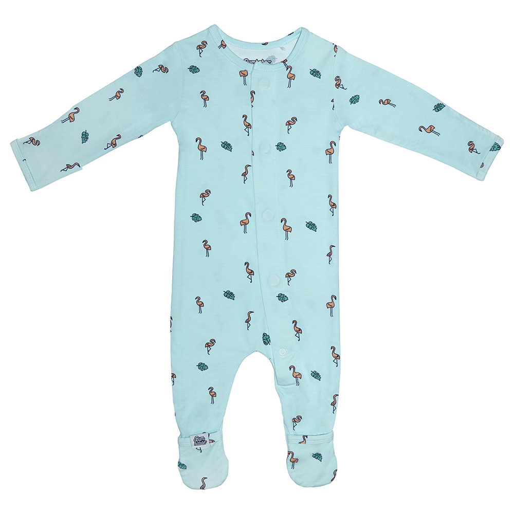 Bumbabae - Magnetic Clasp Growsuit - Pink Flamingo